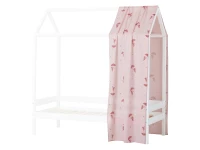 Hoppekids Ole Lukoie gordijn - huisbed 70x160 , Rood