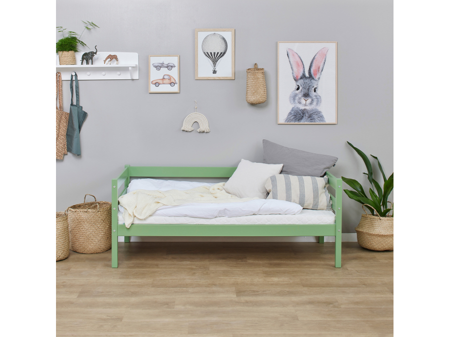 Hoppekids ECO Comfort juniorbed 70x160 - Pale Green - Afbeelding 2