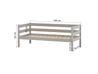 Hoppekids ECO Comfort juniorbed 70x160 - Dove Grey - Afbeelding 9