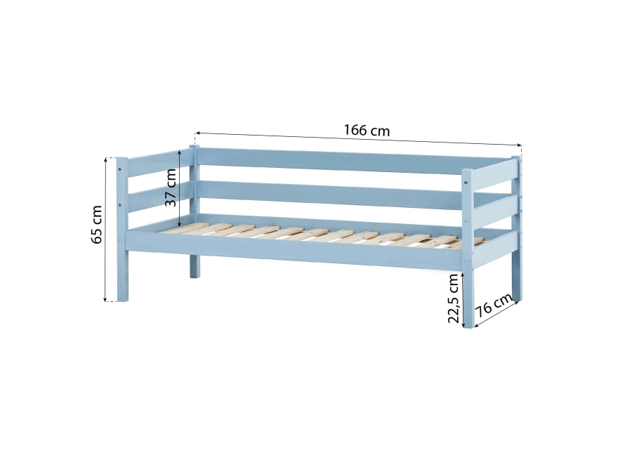 Hoppekids ECO Comfort juniorbed 70x160 - Dream Blue - Afbeelding 6