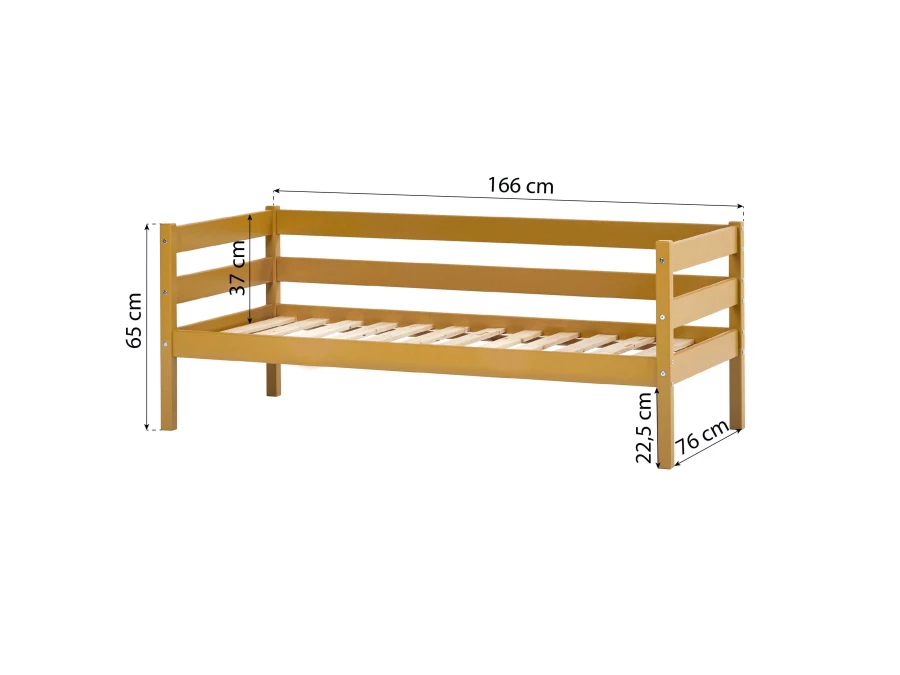 Hoppekids ECO Comfort juniorbed 70x160 - Autumn Yellow - Afbeelding 8