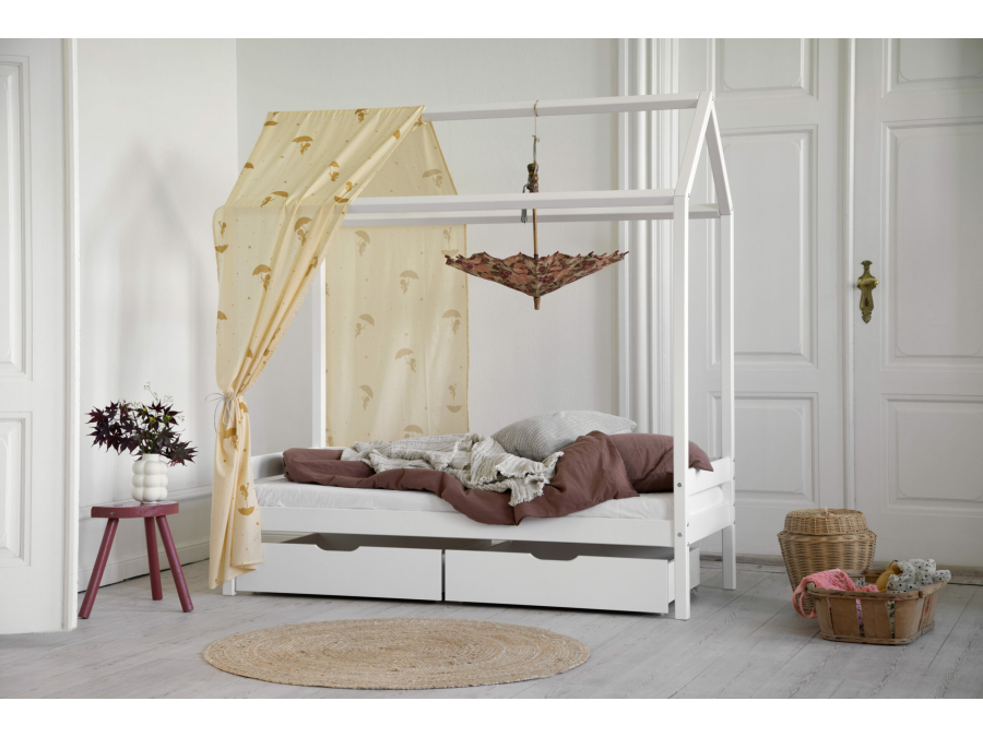 Hoppekids ECO Comfort huisbed 70x160 - Wit - Afbeelding 5
