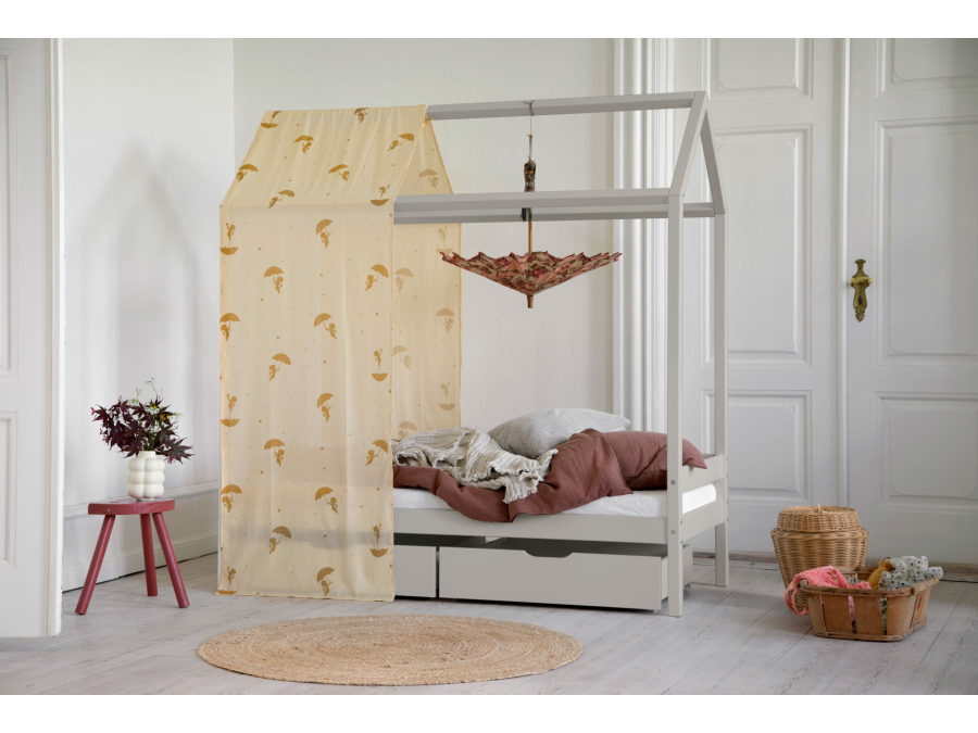 Hoppekids ECO Comfort huisbed 70x160 - Dove Grey - Afbeelding 7