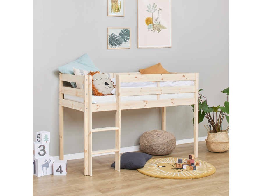 Hoppekids ECO Comfort halfhoogslaper 70x160 - Naturel - Afbeelding 3
