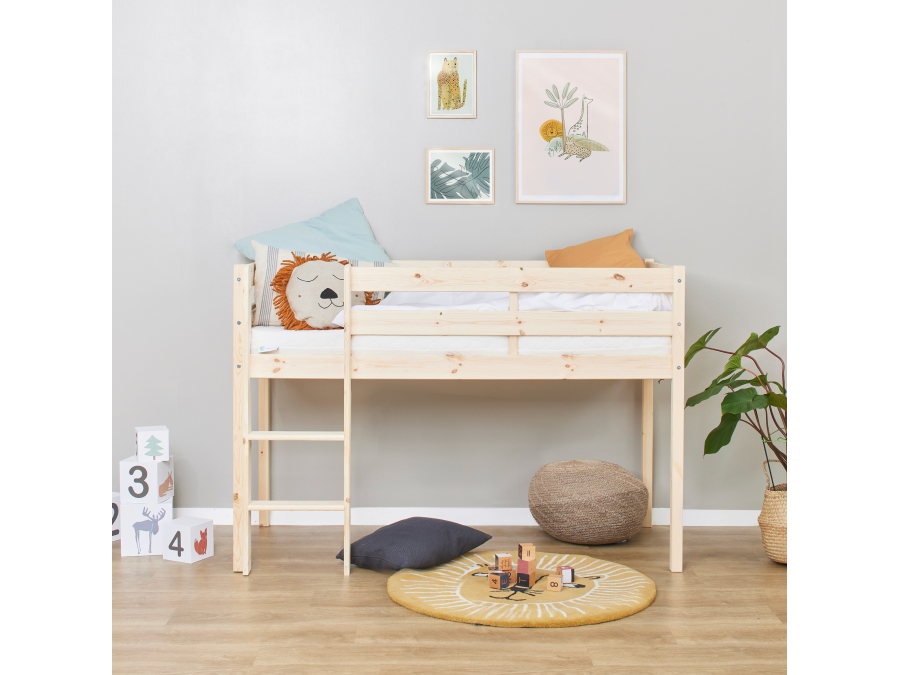 Hoppekids ECO Comfort halfhoogslaper 70x160 - Naturel - Afbeelding 2