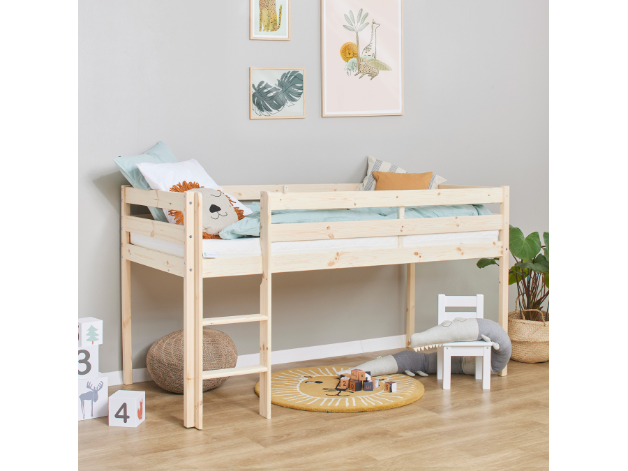Hoppekids ECO Comfort halfhoogslaper 90x200 - Naturel - Afbeelding 3