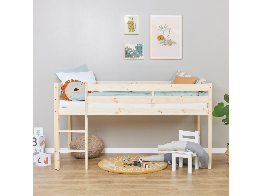 Hoppekids ECO Comfort halfhoogslaper 90x200 - Naturel - Afbeelding 2