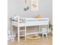 Hoppekids ECO Comfort halfhoogslaper 90x200 - Wit - Afbeelding 3