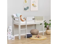 Hoppekids ECO Comfort halfhoogslaper 70x160 - Dove Grey - Afbeelding 3