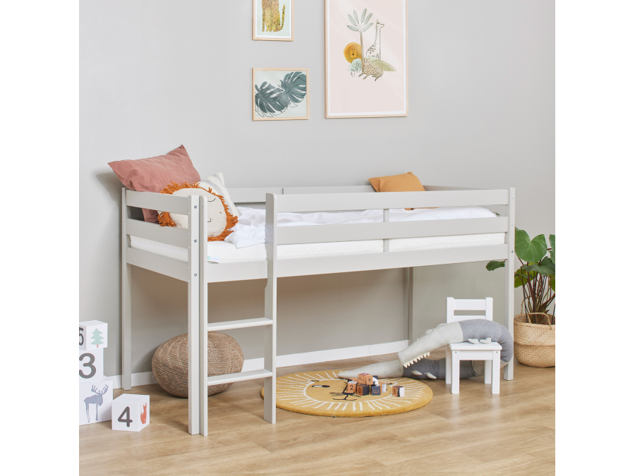 Hoppekids ECO Comfort halfhoogslaper 90x200 - Dove Grey - Afbeelding 2
