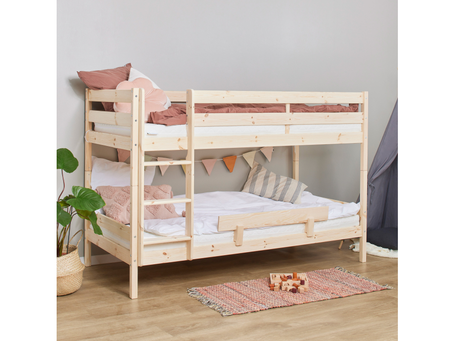 Hoppekids ECO Comfort stapelbed 90x200 - Naturel - Afbeelding 5