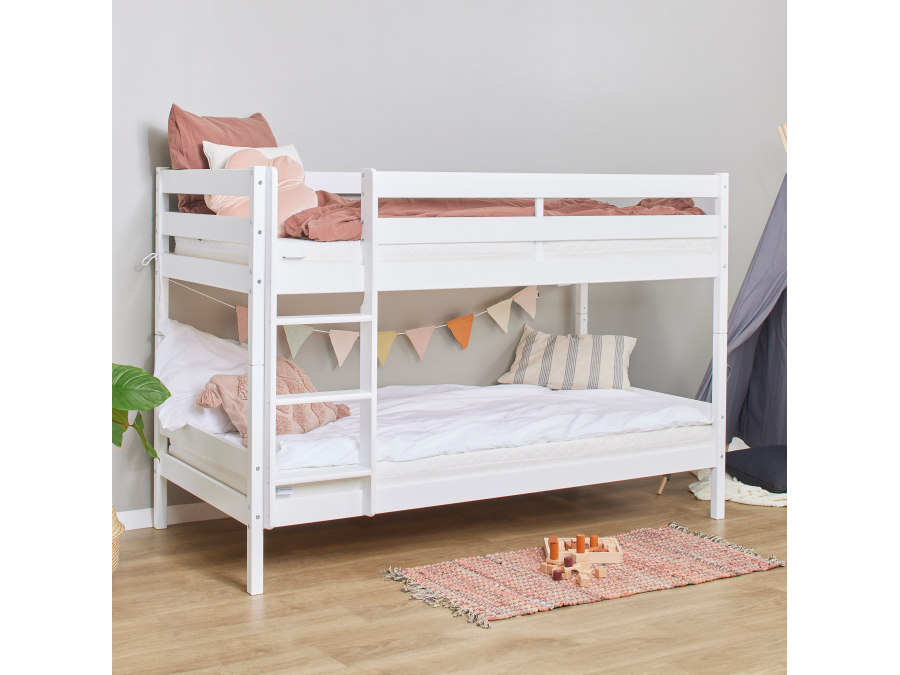 Hoppekids ECO Comfort stapelbed 90x200 - Wit - Afbeelding 3
