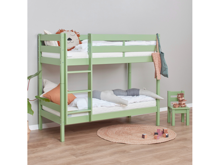 Hoppekids ECO Comfort stapelbed 70x160 - Pale Green - Afbeelding 3