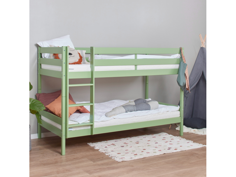 Hoppekids ECO Comfort stapelbed 90x200 - Pale Green - Afbeelding 3
