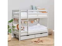 Hoppekids ECO Comfort stapelbed 70x160 - Dove Grey - Afbeelding 6