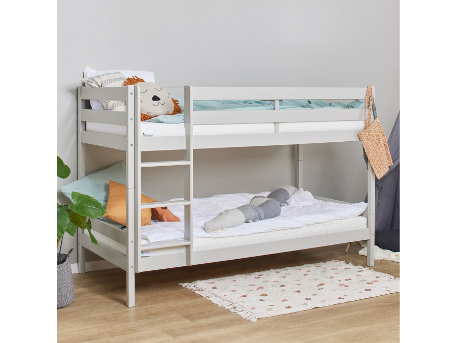 Hoppekids ECO Comfort stapelbed 90x200 - Dove Grey - Afbeelding 3