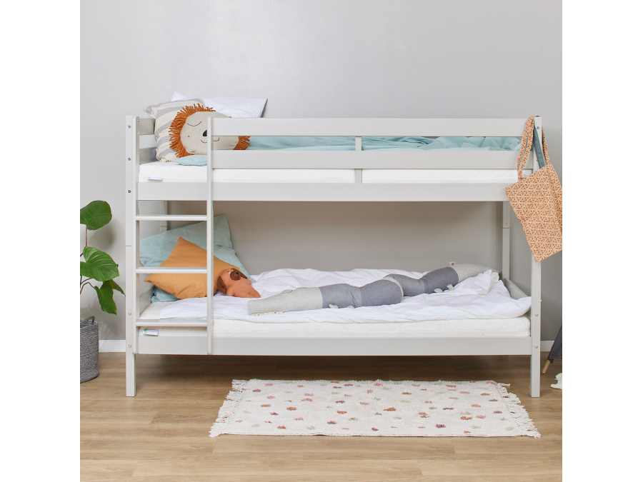 Hoppekids ECO Comfort stapelbed 90x200 - Dove Grey - Afbeelding 2