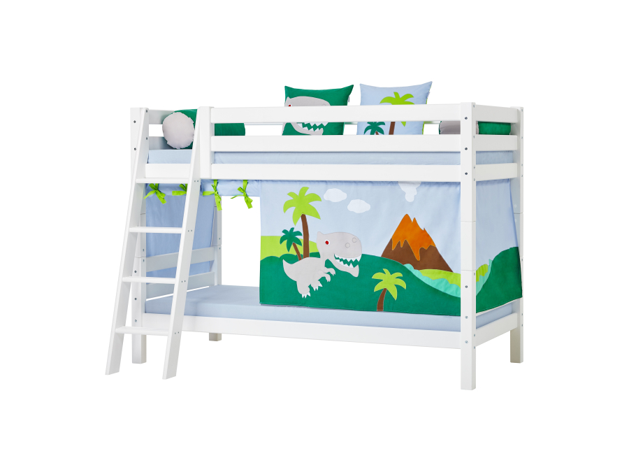 Hoppekids ECO Luxury stapelbed 90x200 - schuine ladder - Afbeelding 3