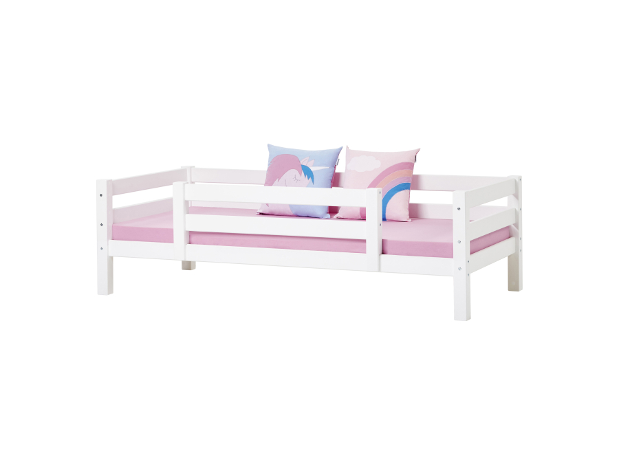 Hoppekids ECO Luxury bedbank met 1/2 uitvalbeschermer 90x200 - luxe bodem - Afbeelding 2