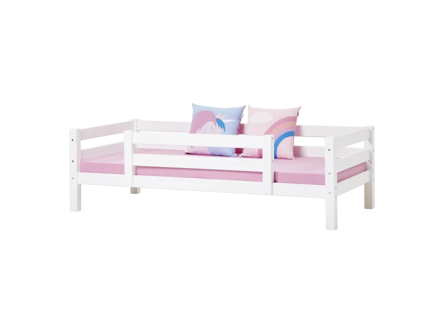 Hoppekids ECO Luxury bedbank met 1/2 uitvalbeschermer 90x200 - luxe bodem - Afbeelding 2