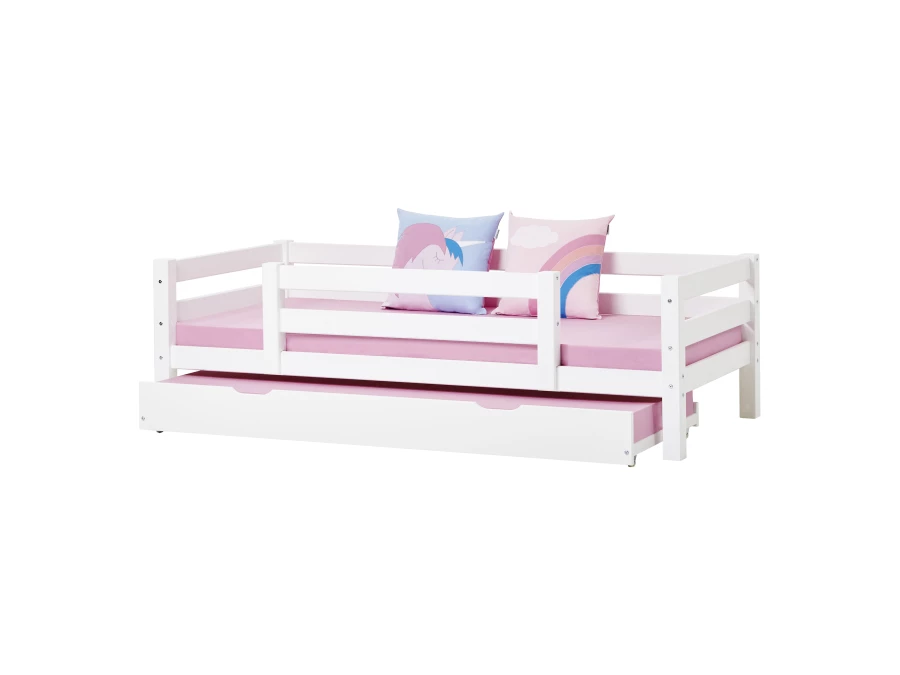 Hoppekids ECO Luxury bedbank met 1/2 uitvalbeschermer 90x200 - luxe bodem - Afbeelding 6