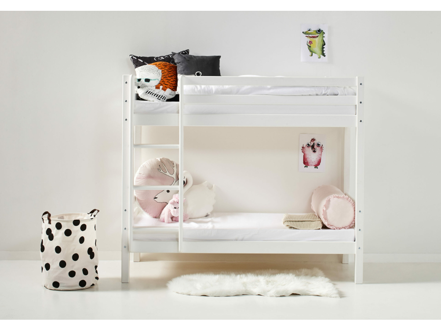 Hoppekids ECO Dream stapelbed non-dividable 70x160 - wit - Afbeelding 2