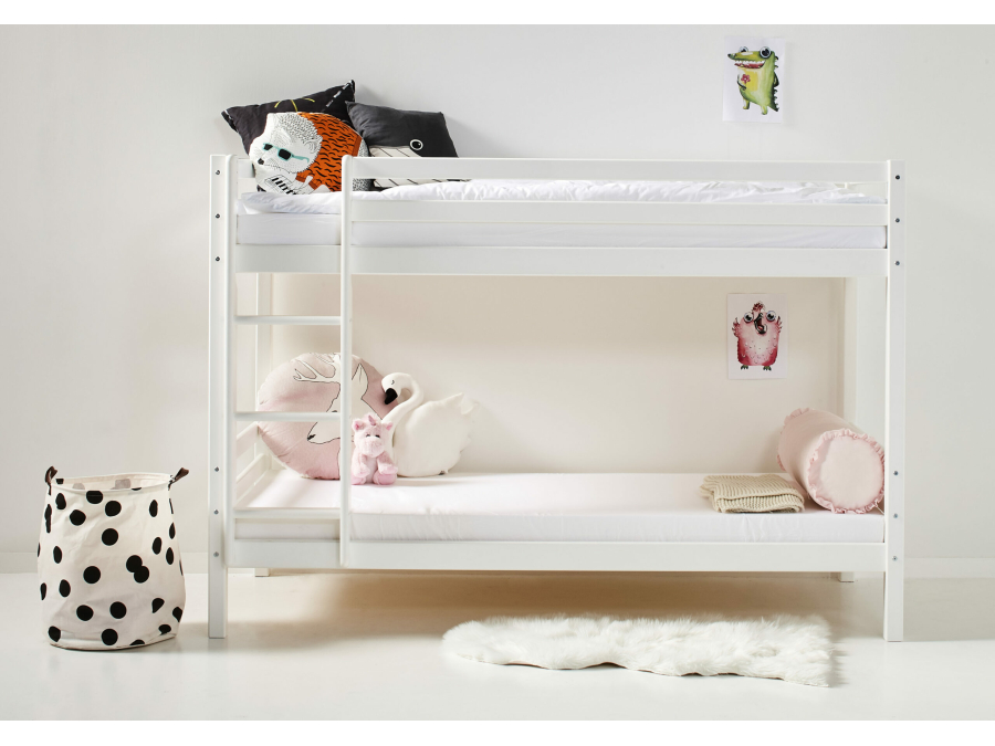 Hoppekids ECO Dream stapelbed non-dividable 90x200 - wit - Afbeelding 2