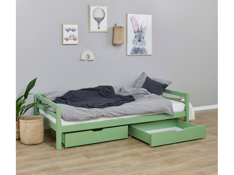 Hoppekids ladeset voor 90x200 bed - Pale Green - Afbeelding 6