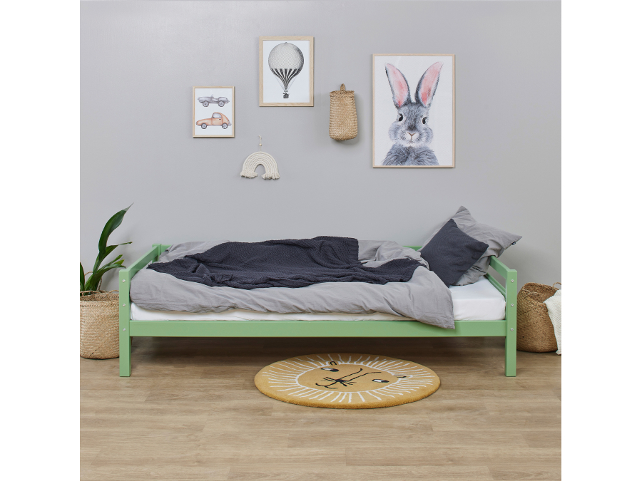 Hoppekids ECO Dream bedbank 90x200 - Pale Green - Afbeelding 4
