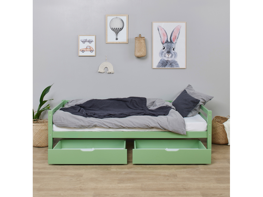 Hoppekids ladeset voor 90x200 bed - Pale Green - Afbeelding 7
