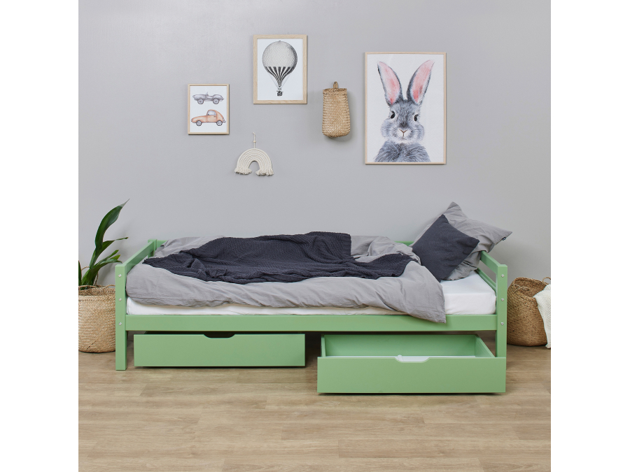 Hoppekids ladeset voor 90x200 bed - Pale Green - Afbeelding 4