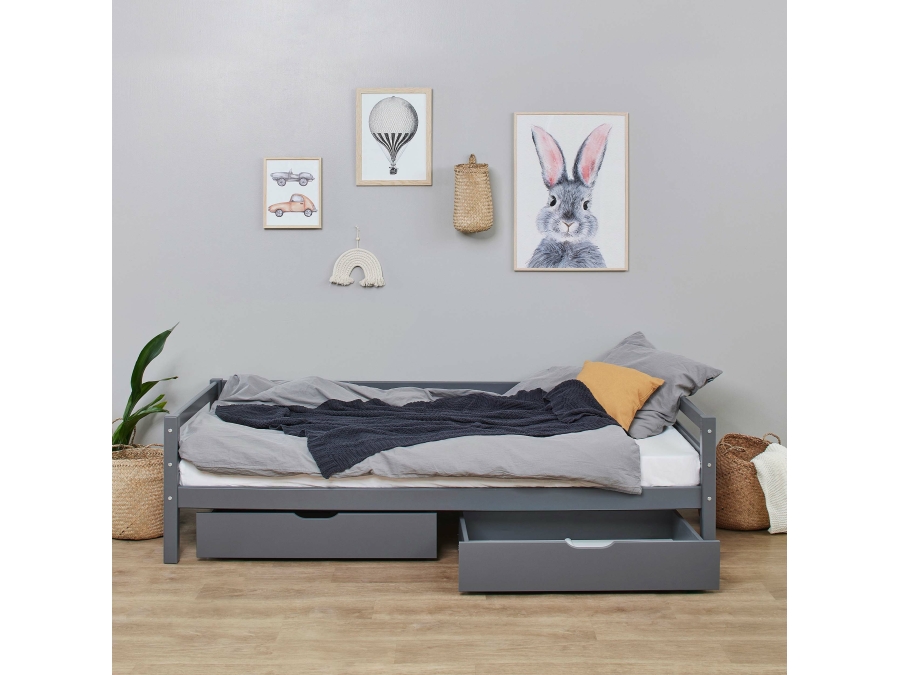 Hoppekids ECO Dream bedbank 90x200 - Smoked Pearl - Afbeelding 6