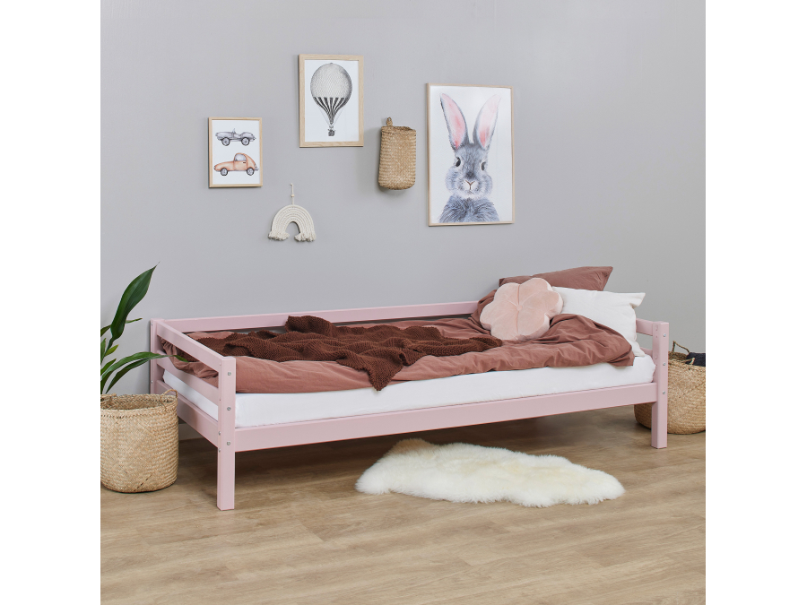 Hoppekids ECO Dream bedbank 90x200 - Pale Rose - Afbeelding 2