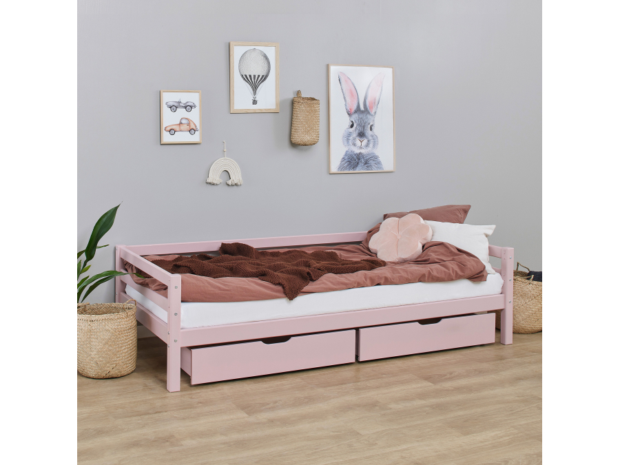 Hoppekids ECO Dream bedbank 90x200 - Pale Rose - Afbeelding 6