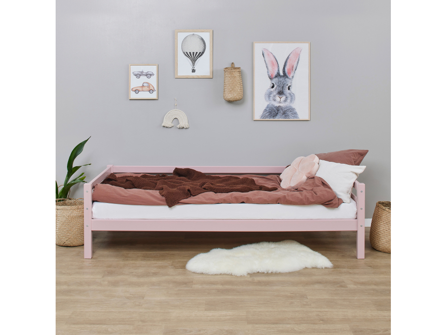Hoppekids ECO Dream bedbank 90x200 - Pale Rose - Afbeelding 4