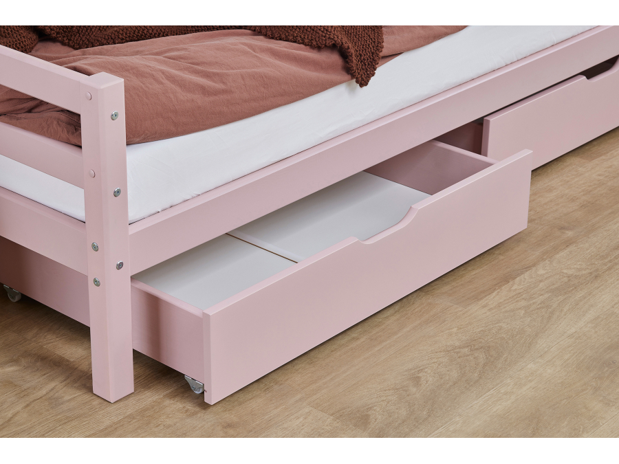 Hoppekids ECO Dream bedbank 90x200 - Pale Rose - Afbeelding 7