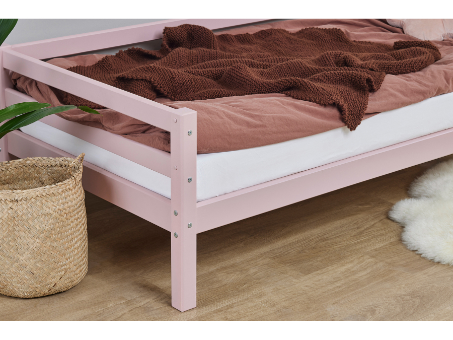 Hoppekids ECO Dream bedbank 90x200 - Pale Rose - Afbeelding 3
