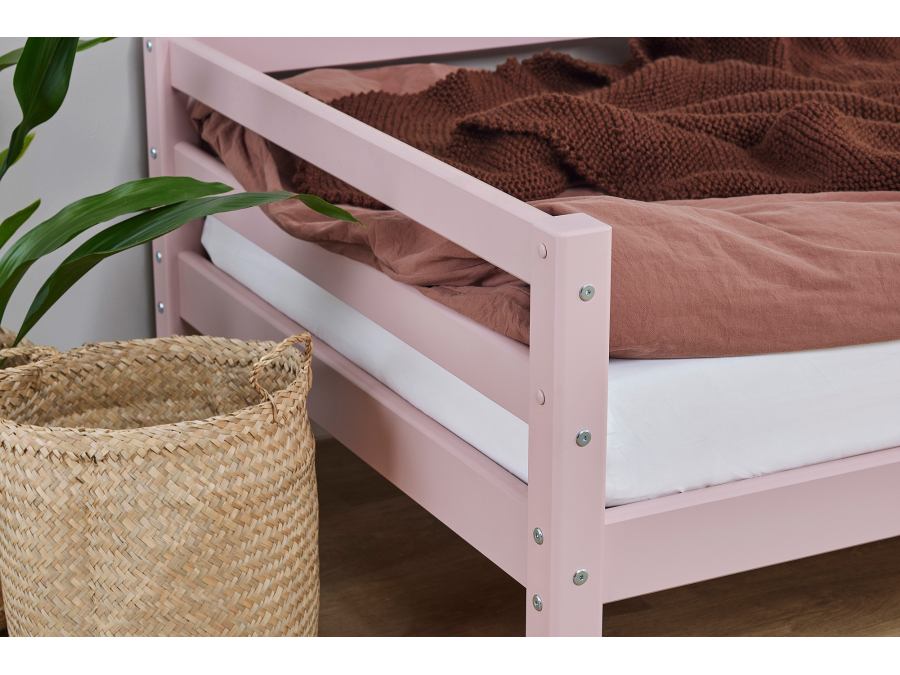 Hoppekids ECO Dream bedbank 90x200 - Pale Rose - Afbeelding 5