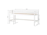 Hoppekids ECO Dream halfhoogslaper 90x200 - Smoked Pearl - Afbeelding 11