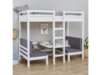 Hoppekids ECO Dream Jumbo stapelbed 90x200 - wit - Afbeelding 4
