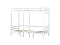 Hoppekids ECO Dream Jumbo stapelbed 90x200 - wit - Afbeelding 7