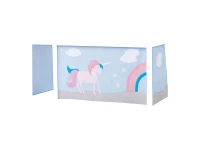 Hoppekids Unicorn gordijn - halfhoog en stapelbed 70x160