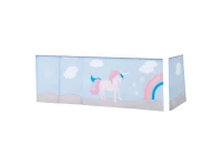 Hoppekids Unicorn gordijn - halfhoog en stapelbed 90x200