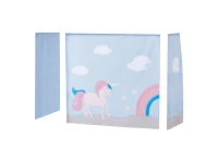 Hoppekids Unicorn gordijn - verhoogde halfhoogslaper 70x160
