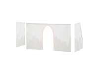 Hoppekids Winter Wonderland gordijn - halfhoog en stapelbed 70x160