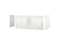 Hoppekids Winter Wonderland gordijn met tule - halfhoog en stapelbed 90x200