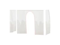 Hoppekids Winter Wonderland gordijn - verhoogde halfhoogslaper 70x160