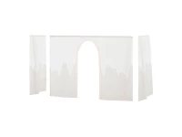 Hoppekids Winter Wonderland gordijn - verhoogde halfhoogslaper 90x200