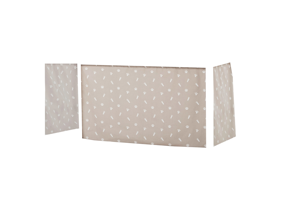 Hoppekids Pets gordijn - halfhoog en stapelbed 70x160