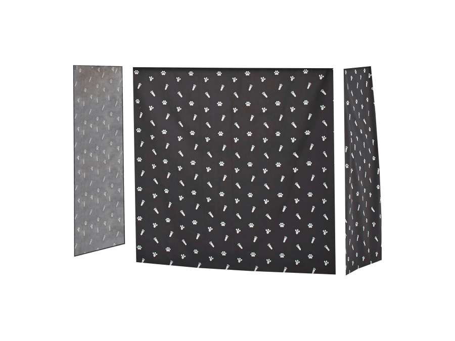 Hoppekids Pets gordijn - verhoogde halfhoogslaper 70x160